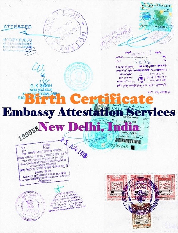 Birth Certificate Attestation from Algeria Embassy