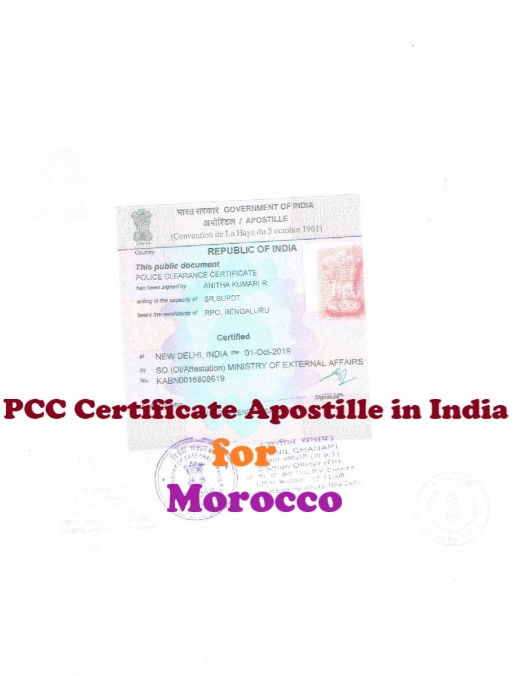 PCC Certificate Apostille for Norway in India