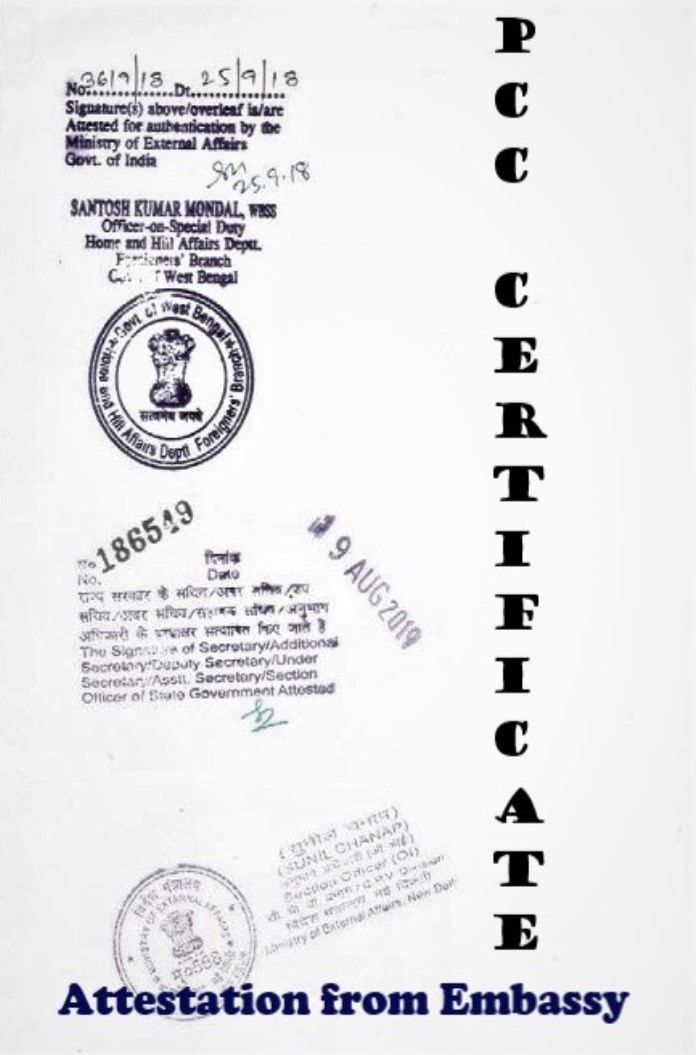 PCC Certificate Attestation from Nauru Embassy